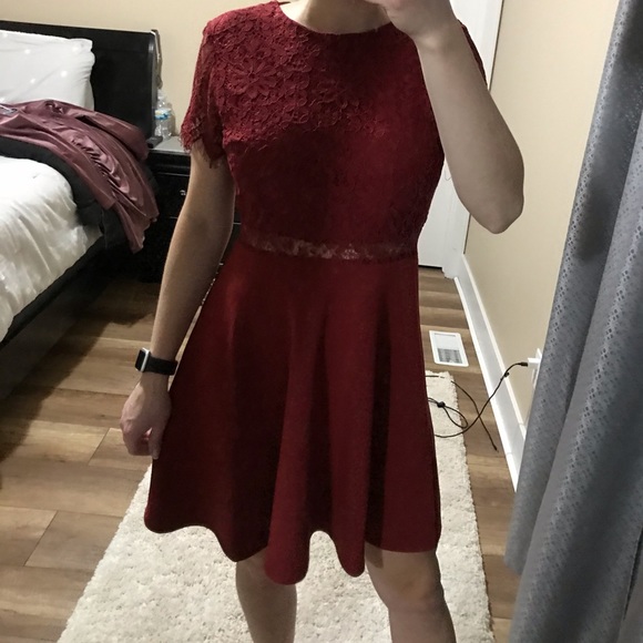 Red Francesca’s skater dress size small - Picture 8 of 9